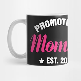 PROMOTED TO MOMMY EST 2017 gift ideas for family Mug